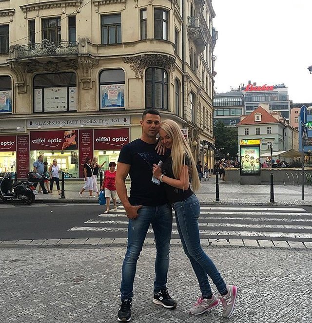 Дарья и Сергей Пынзарь в Праге
