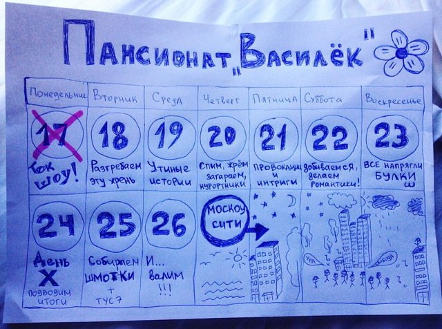 Кордобовская: Календарь на оставшиеся дни