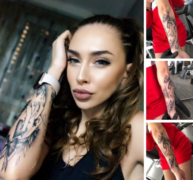 Татьяна Литвинова украсила правую руку татуировкой