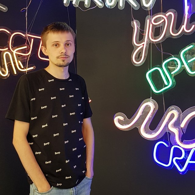 Новенький участник проекта Дмитрий Головаш