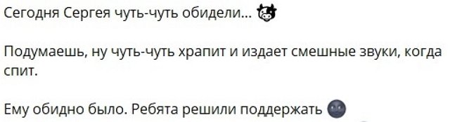Коллектив проекта обидел Сергея Хорошева