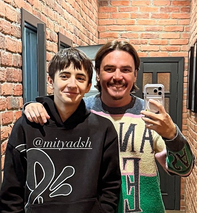 Евгений Кузин провёл время с сыном