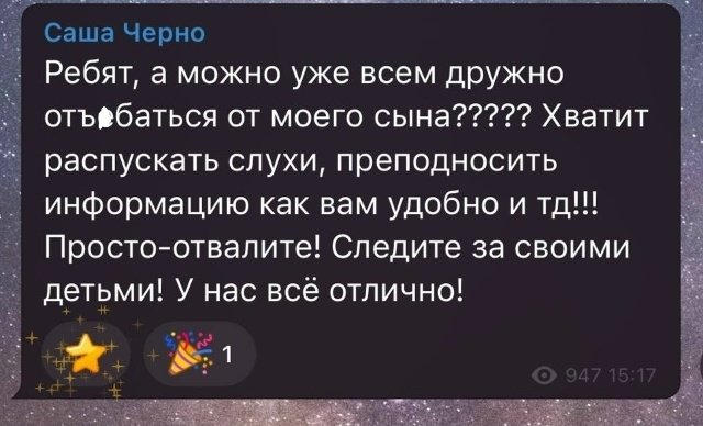 Александра Черно: Стефан слетел с окна