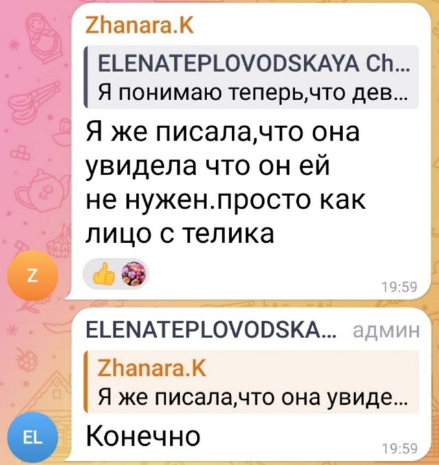 Елена Тепловодская: Ей нужно что-то срочно рассказать!