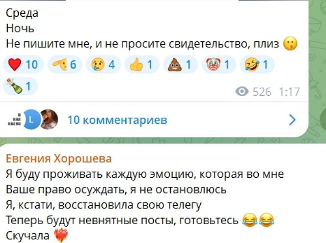 Сергей и Евгения Хорошевы весело отметили будущий развод Сергей и Евгения Хорошевы весело отметили будущий развод