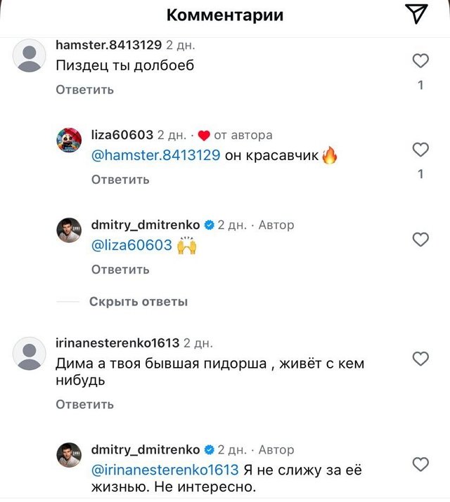 Дмитрий Дмитренко: Это была работа по контракту