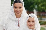Ксения Бородина крестила свою младшую дочь Теону